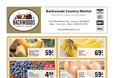Backwoods Country Market Weekly Ad August 26 - September 1, 2026