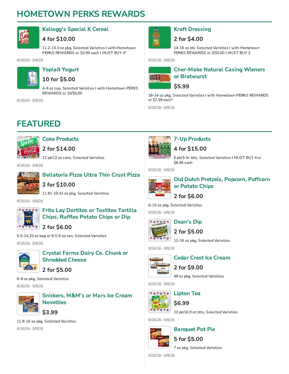 Lakewood SuperValu Weekly Ad August 26 - September 8, 2026