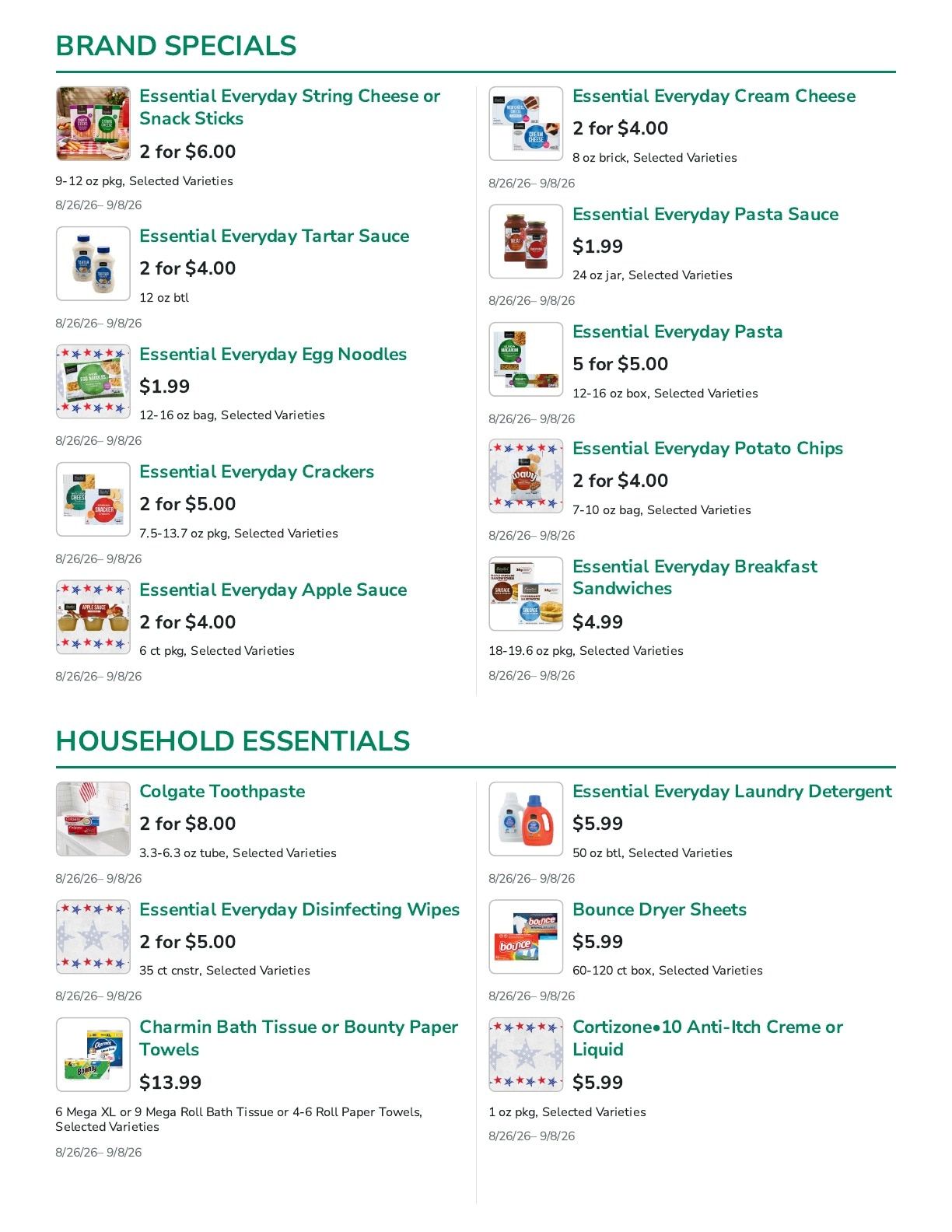 Lakewood SuperValu Weekly Ad August 26 - September 8, 2026