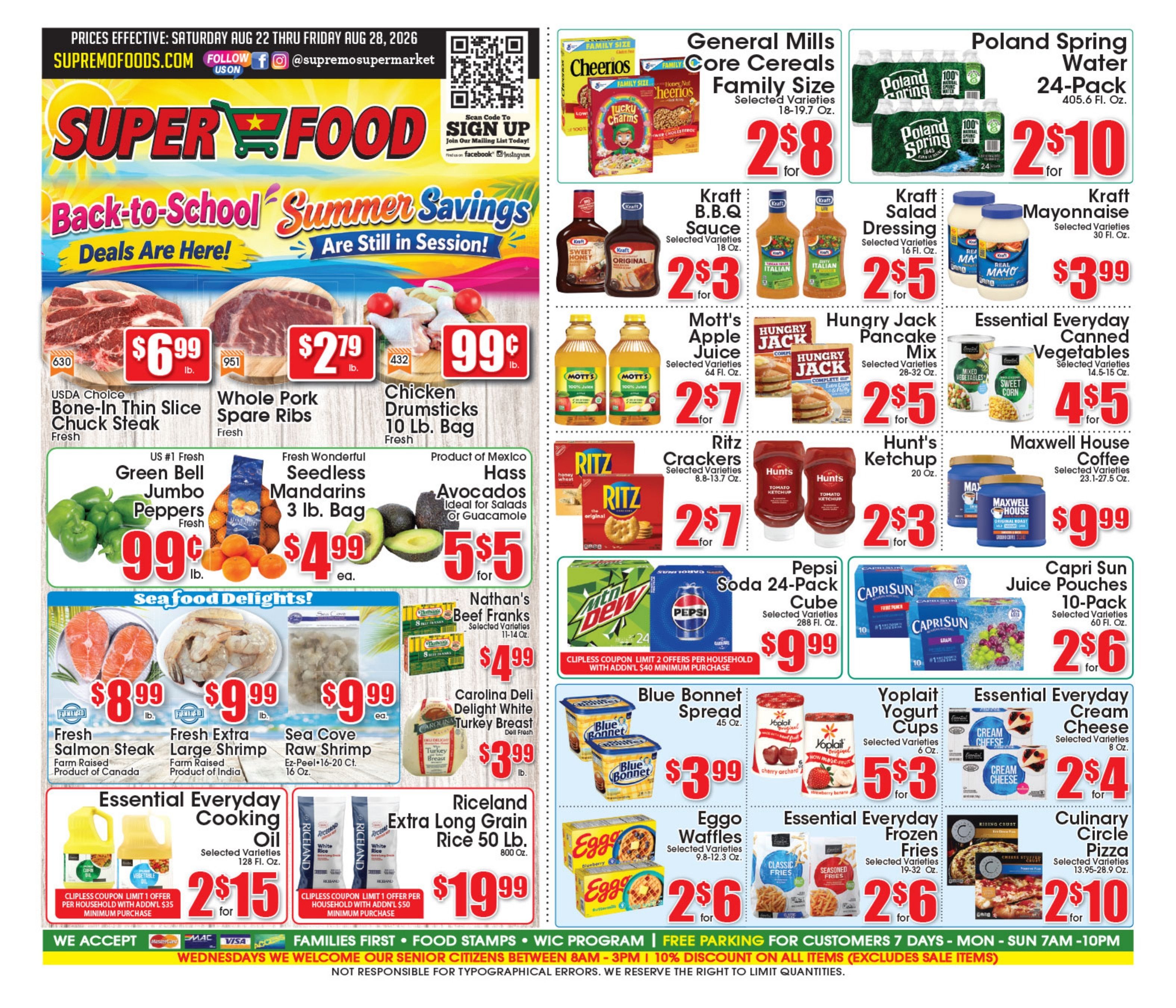 Supremo Food Markets (Trenton, NJ) Weekly Ad August 22 - 28, 2026
