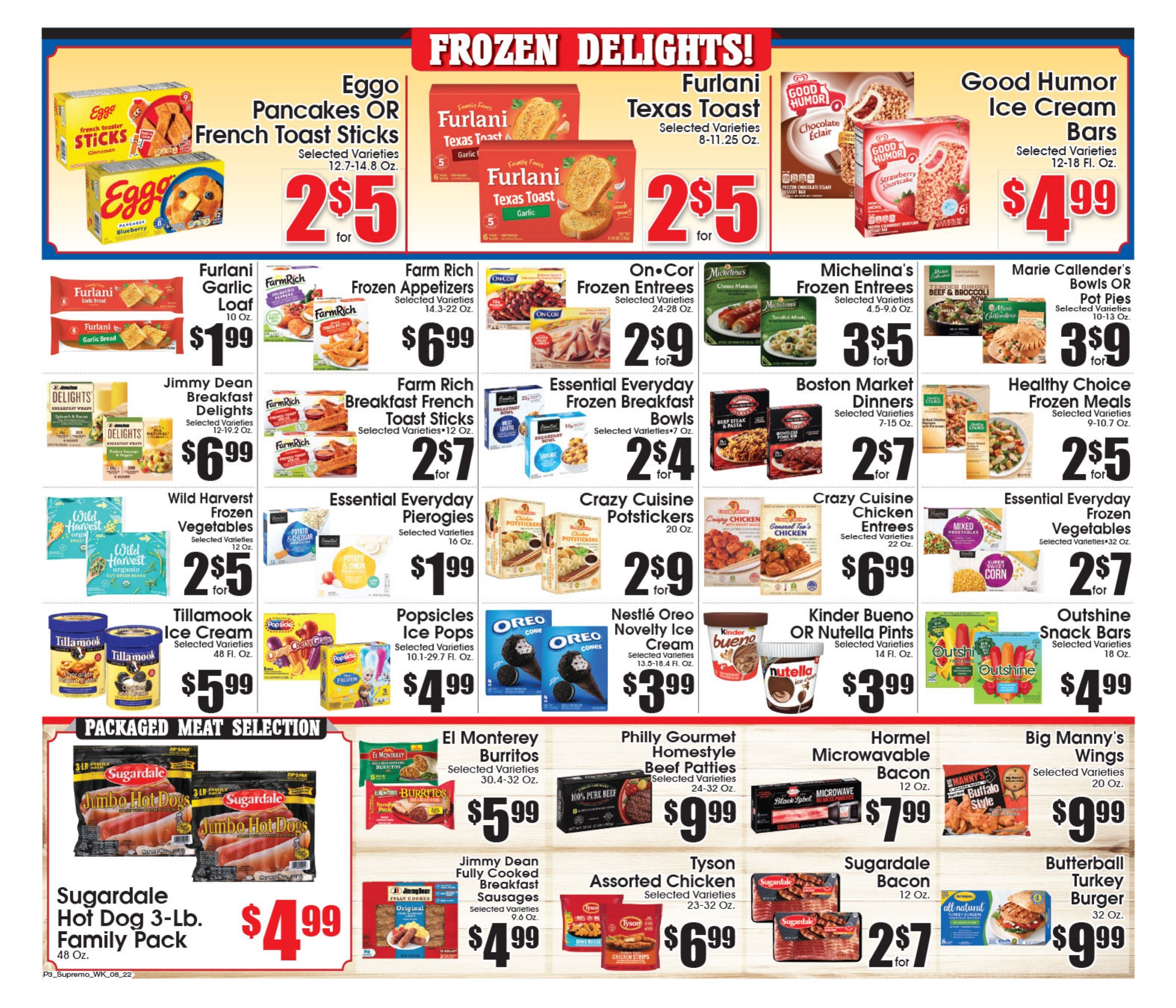 Supremo Food Markets Weekly Ad August 22 - 28, 2026