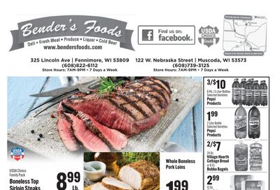 Bender's Foods (Wisconsin) Weekly Ad August 26 - September 1, 2026