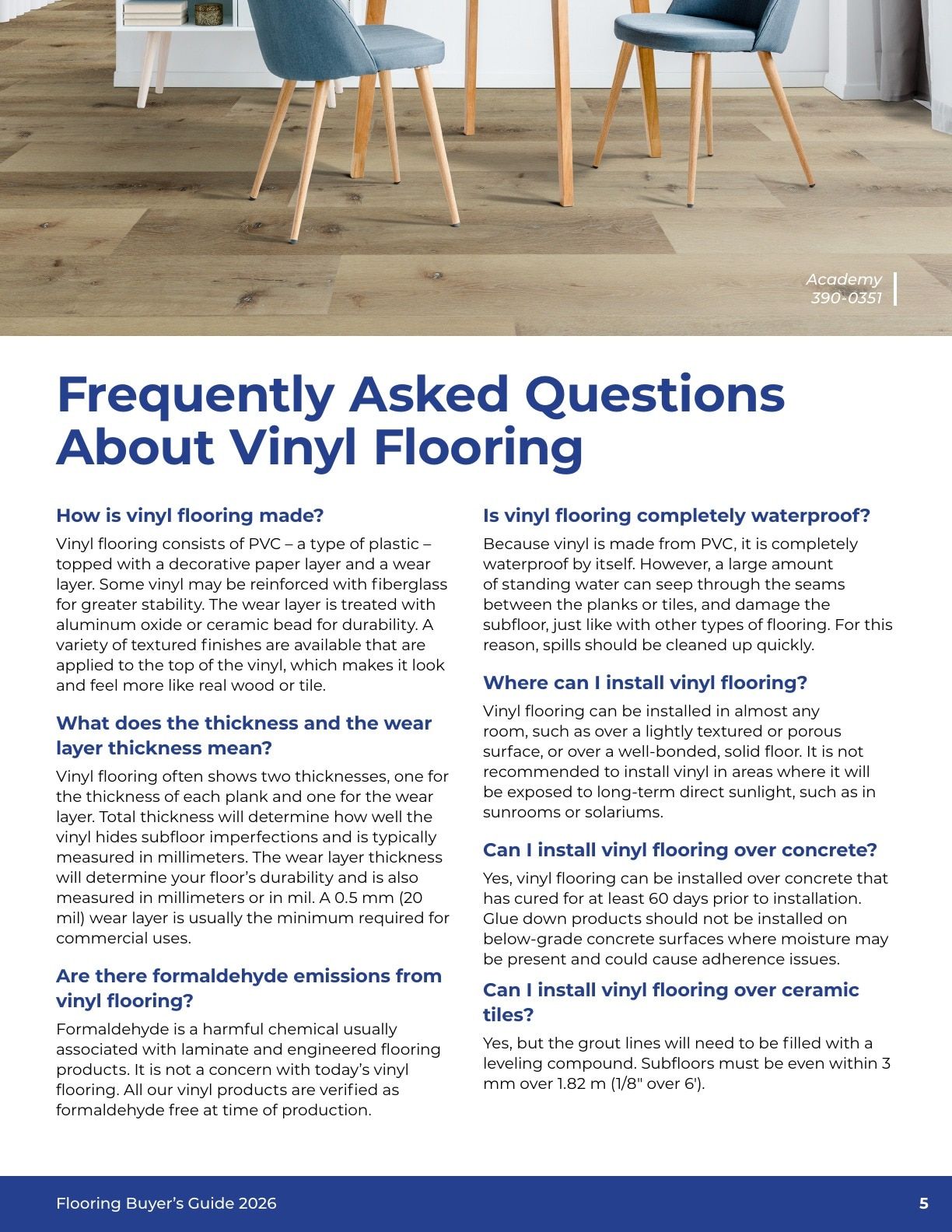 Windsor Plywood Flooring Buyer's Guide Weekly Ad January 1 - December 31, 2026