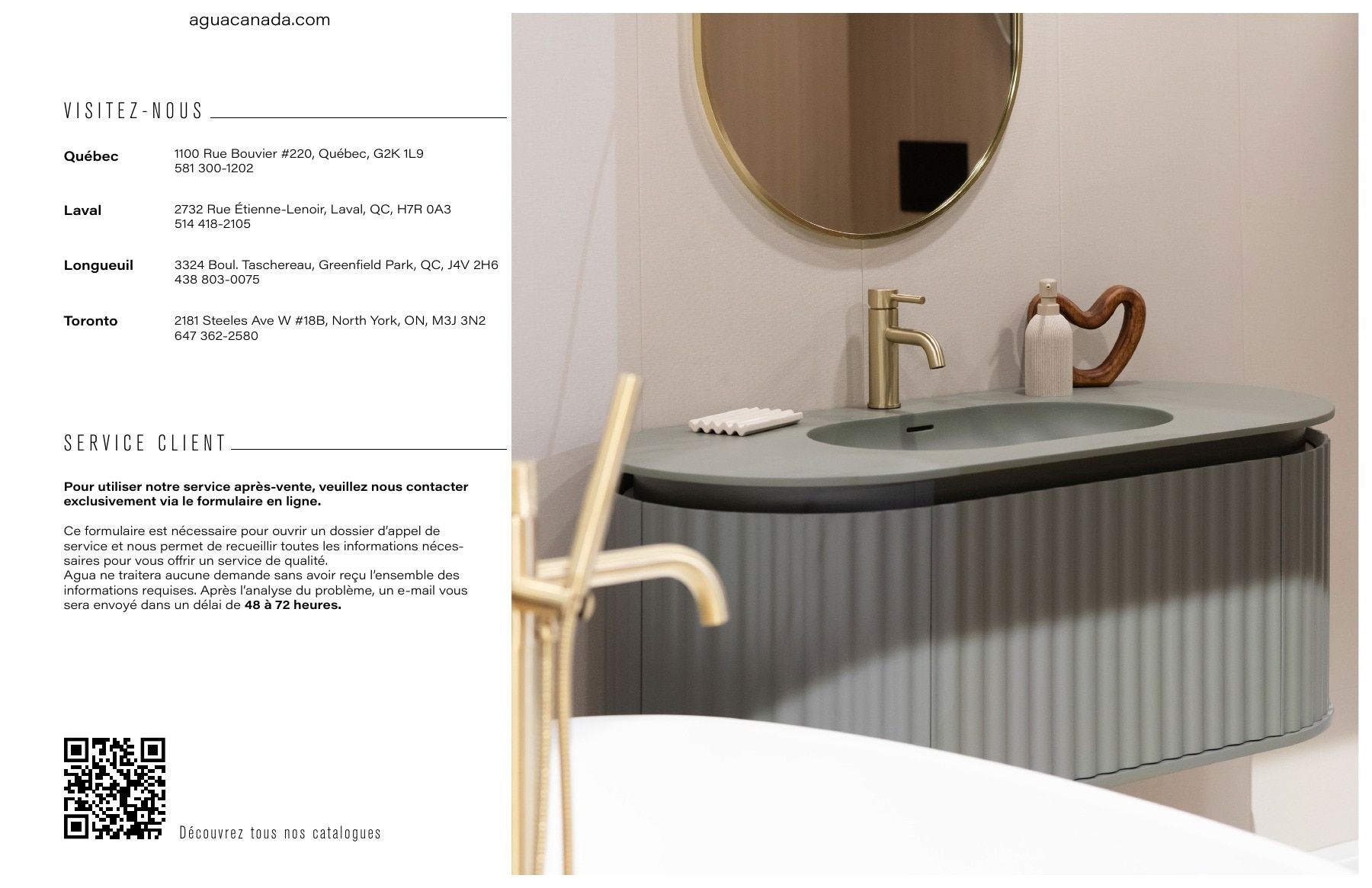 Agua Canada Vanity Collection Catalog Weekly Ad January 1 - December 31, 2026