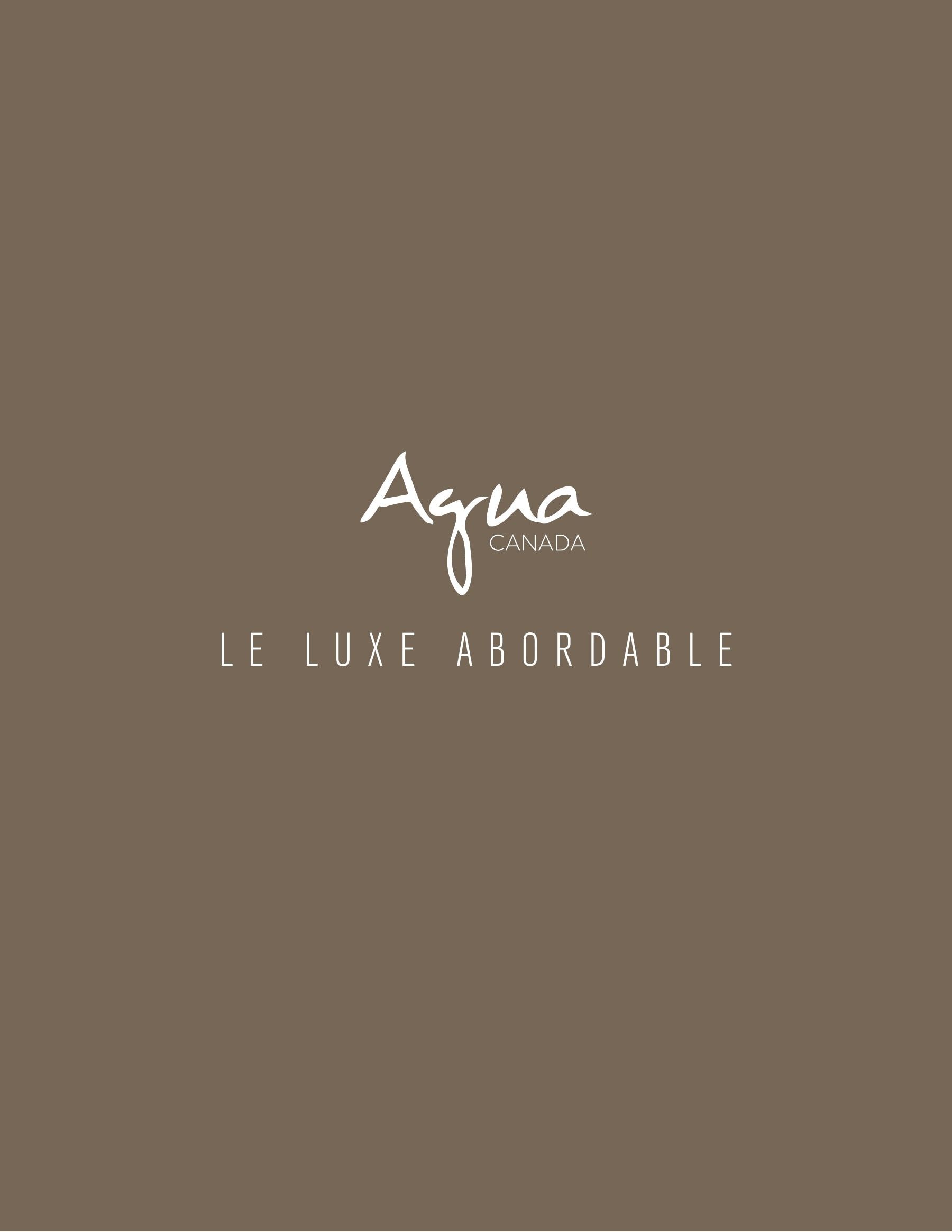 Agua Canada Vanity Collection Catalog Weekly Ad January 1 - December 31, 2026