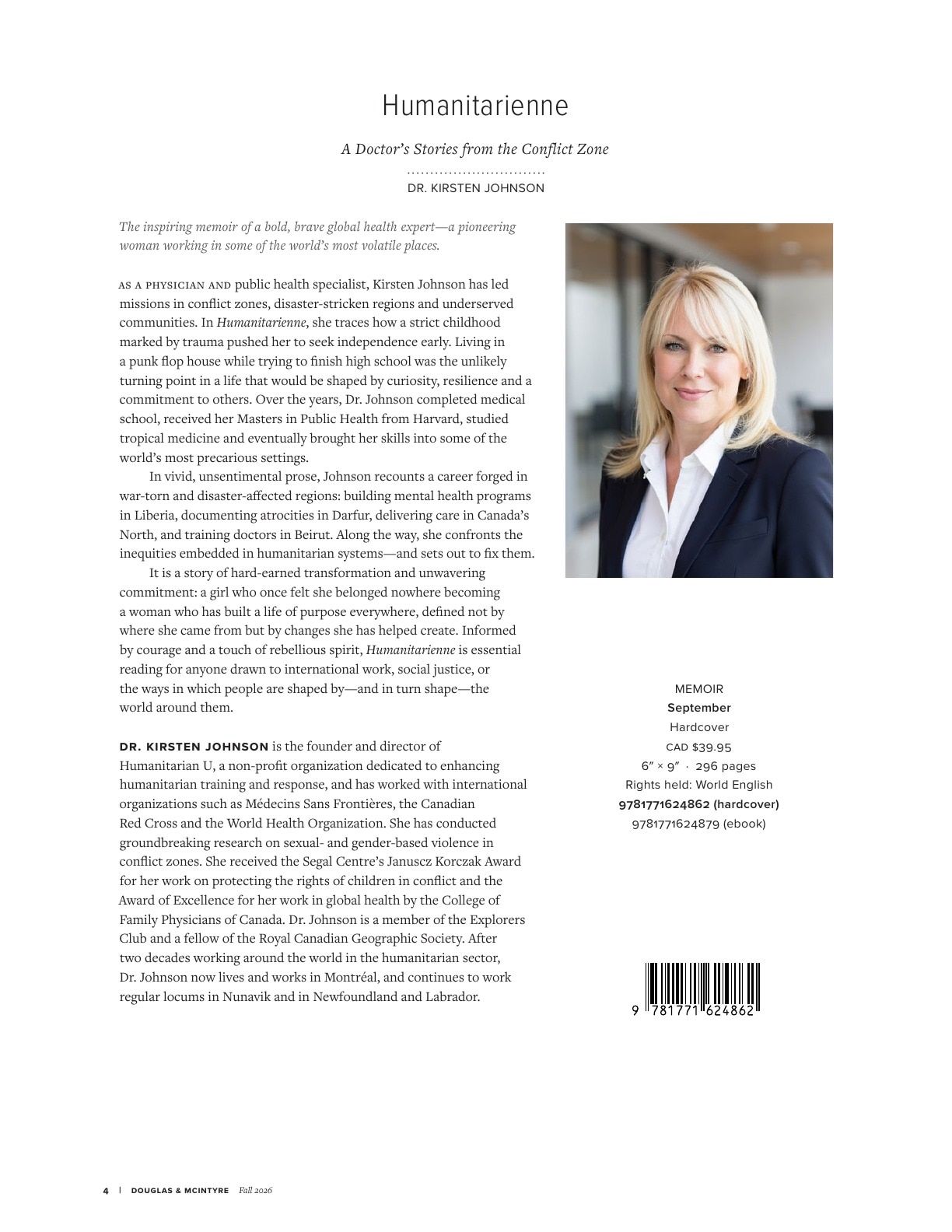 Harbour Publishing Douglas & McIntyre Fall 2026 Catalogue Weekly Ad January 1 - December 31, 2026