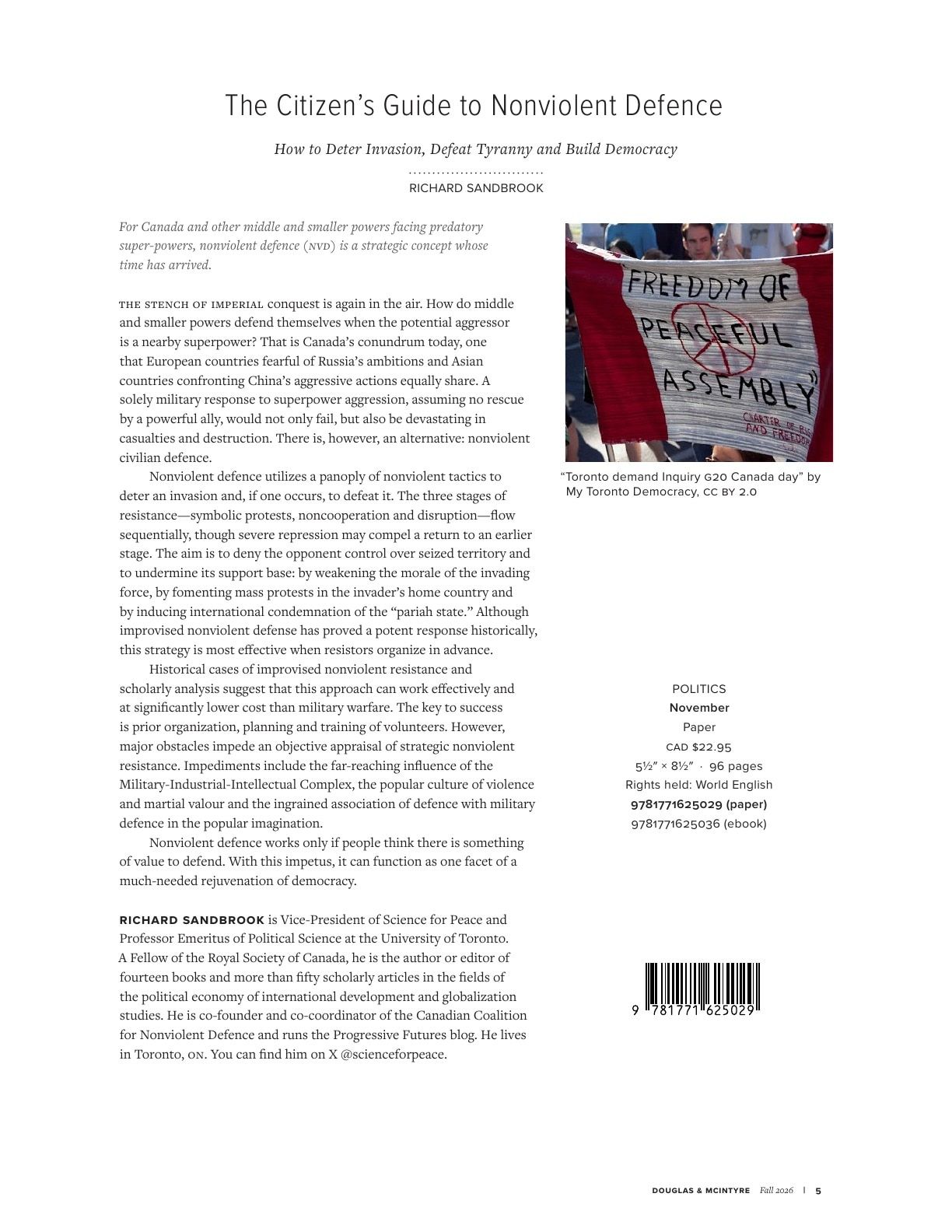 Harbour Publishing Douglas & McIntyre Fall 2026 Catalogue Weekly Ad January 1 - December 31, 2026