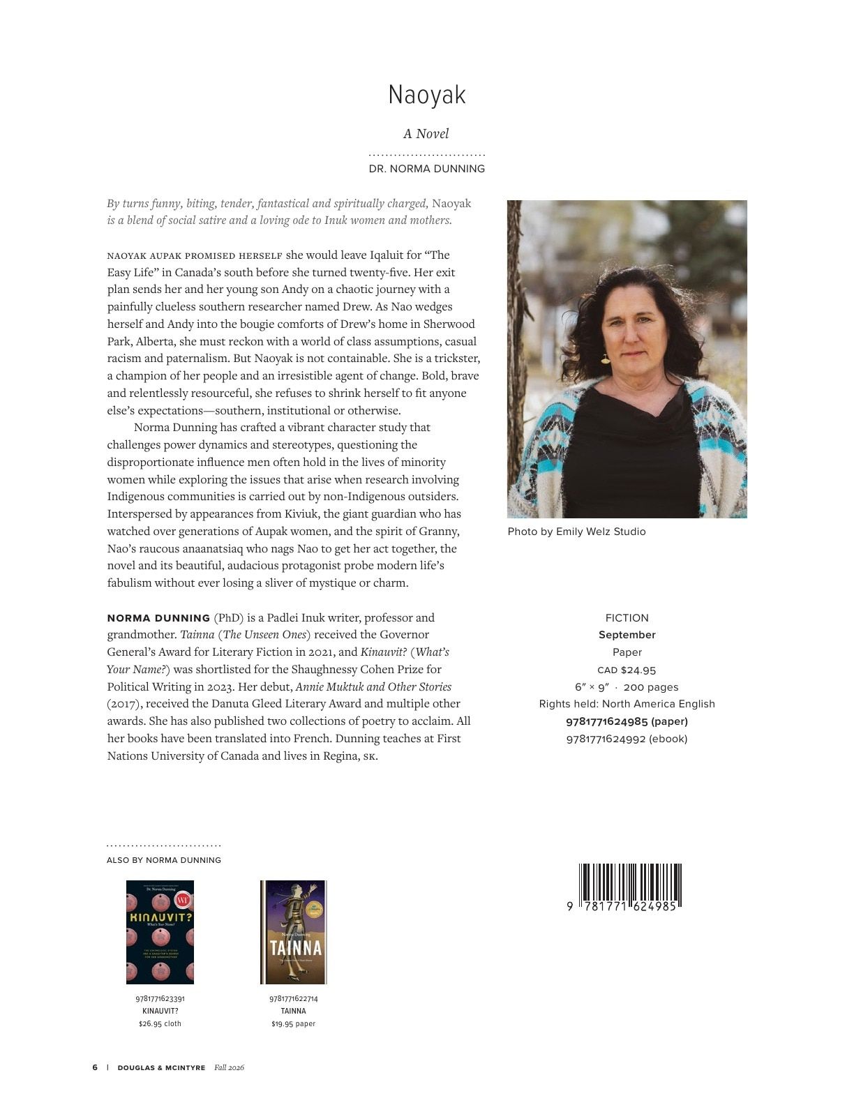 Harbour Publishing Douglas & McIntyre Fall 2026 Catalogue Weekly Ad January 1 - December 31, 2026