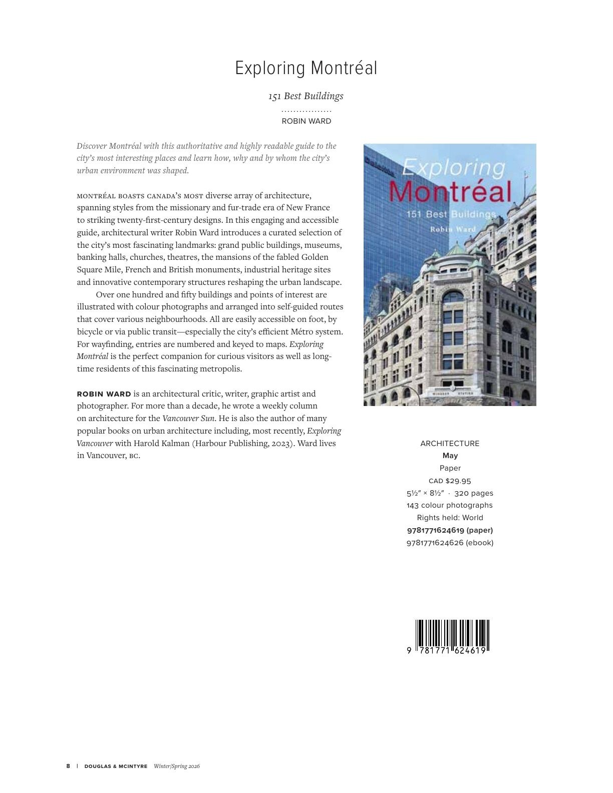 Harbour Publishing Douglas & McIntyre Spring 2026 Catalogue Weekly Ad January 1 - December 31, 2026
