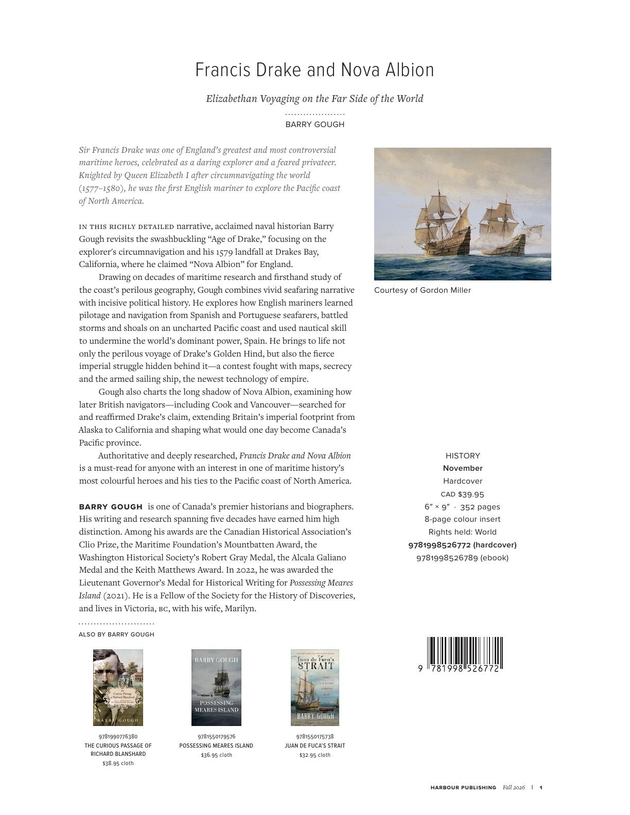 Harbour Publishing Fall 2026 Catalogue Weekly Ad January 1 - December 31, 2026