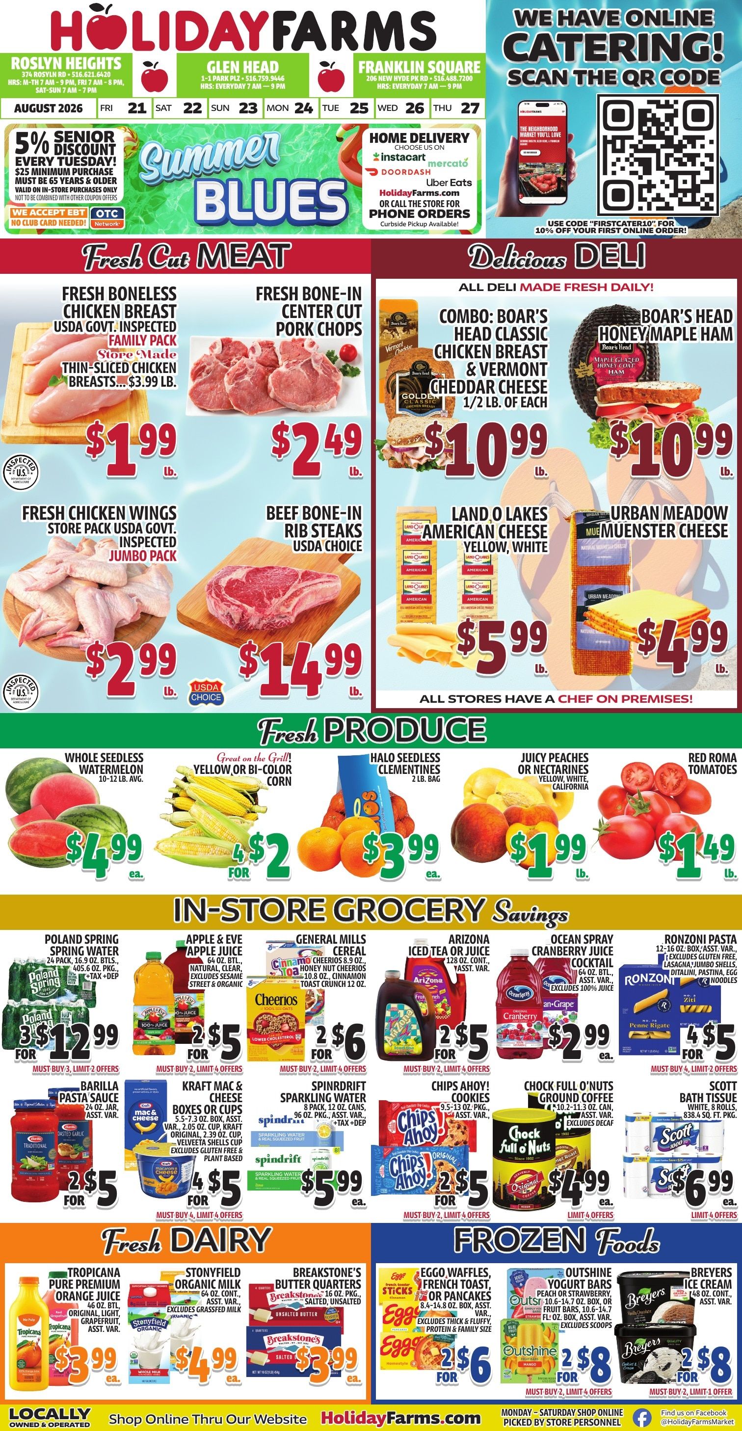 Holiday Farms Weekly Ad August 21 - 27, 2026
