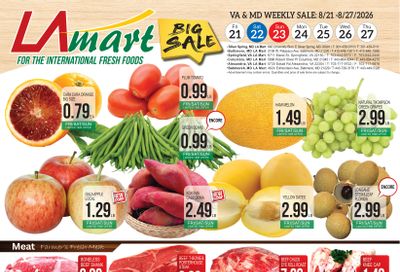 LA Mart English Weekly Ad August 25 - 31, 2026
