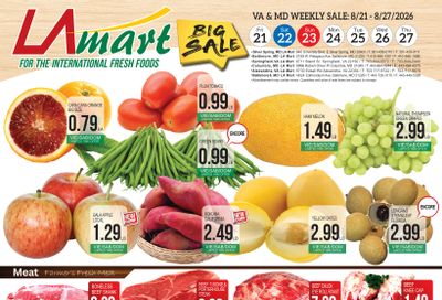 LA Mart Hispanic Weekly Ad August 25 - 31, 2026
