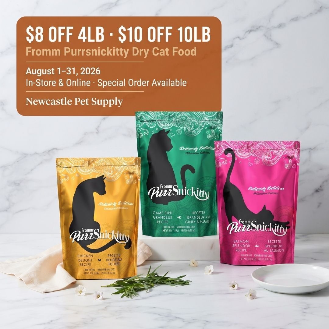 Newcastle Pet Supply Monthly Deals Weekly Ad August 1 - 31, 2026