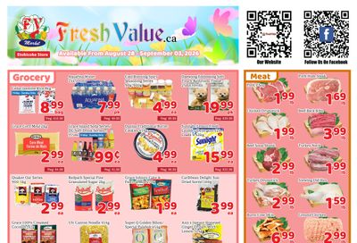 Fresh Value Market (2267 Islington Avenue, M9W 3W6) Weekly Ad August 28 - September 3, 2026