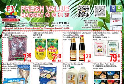 Fresh Value Market (2555 Victoria Park Avenue, M1T 1A3) Weekly Ad August 28 - September 3, 2026