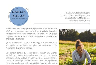 Dahlia Milon Annual Plant Catalog Weekly Ad January 1 - December 31, 2026