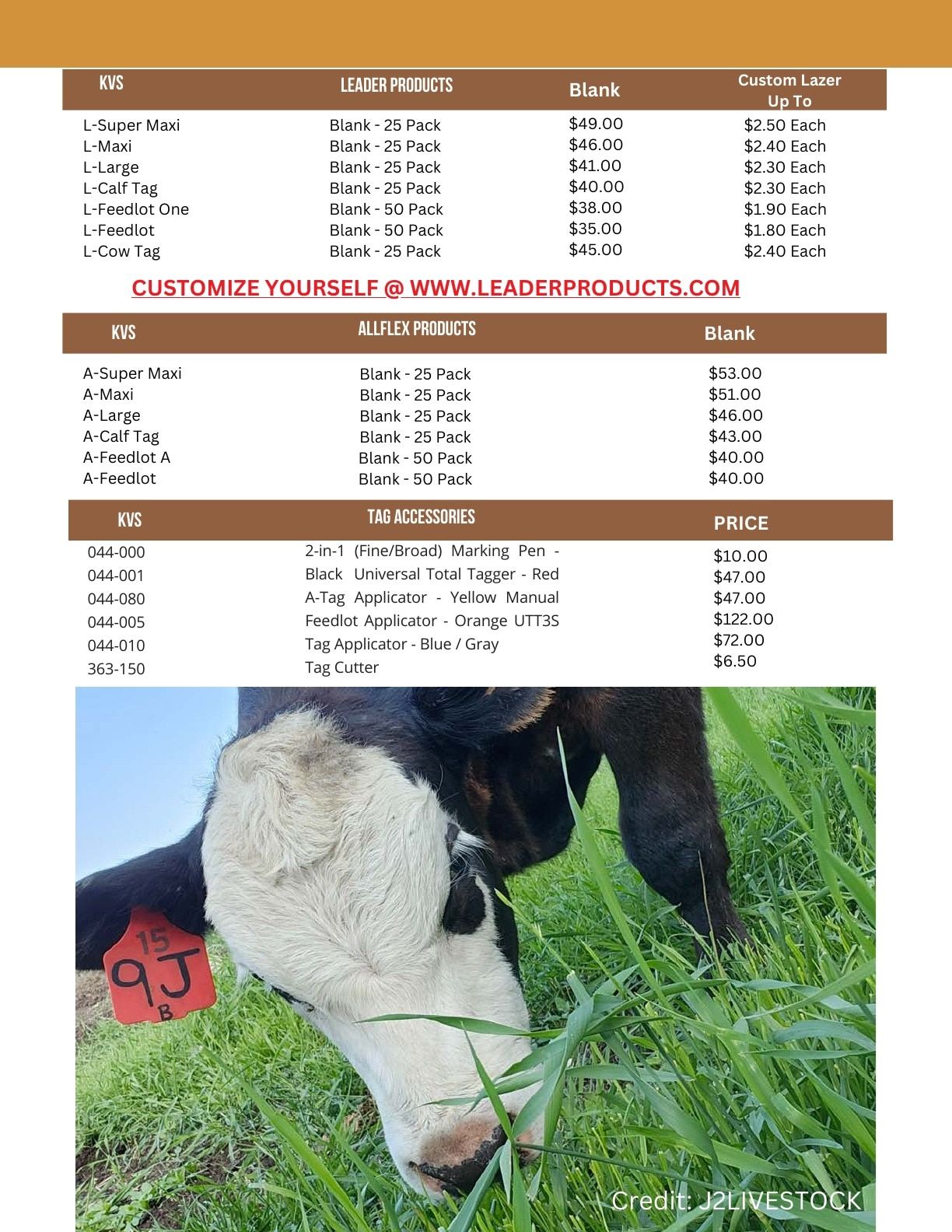 J2 Farm Supply Calving Catalogue Weekly Ad January 1 - December 31, 2026