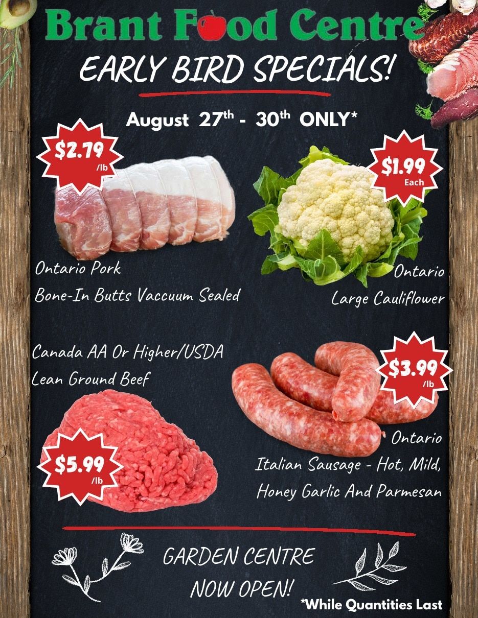 Brant Food Centre Weekly Ad August 27 - 30, 2026