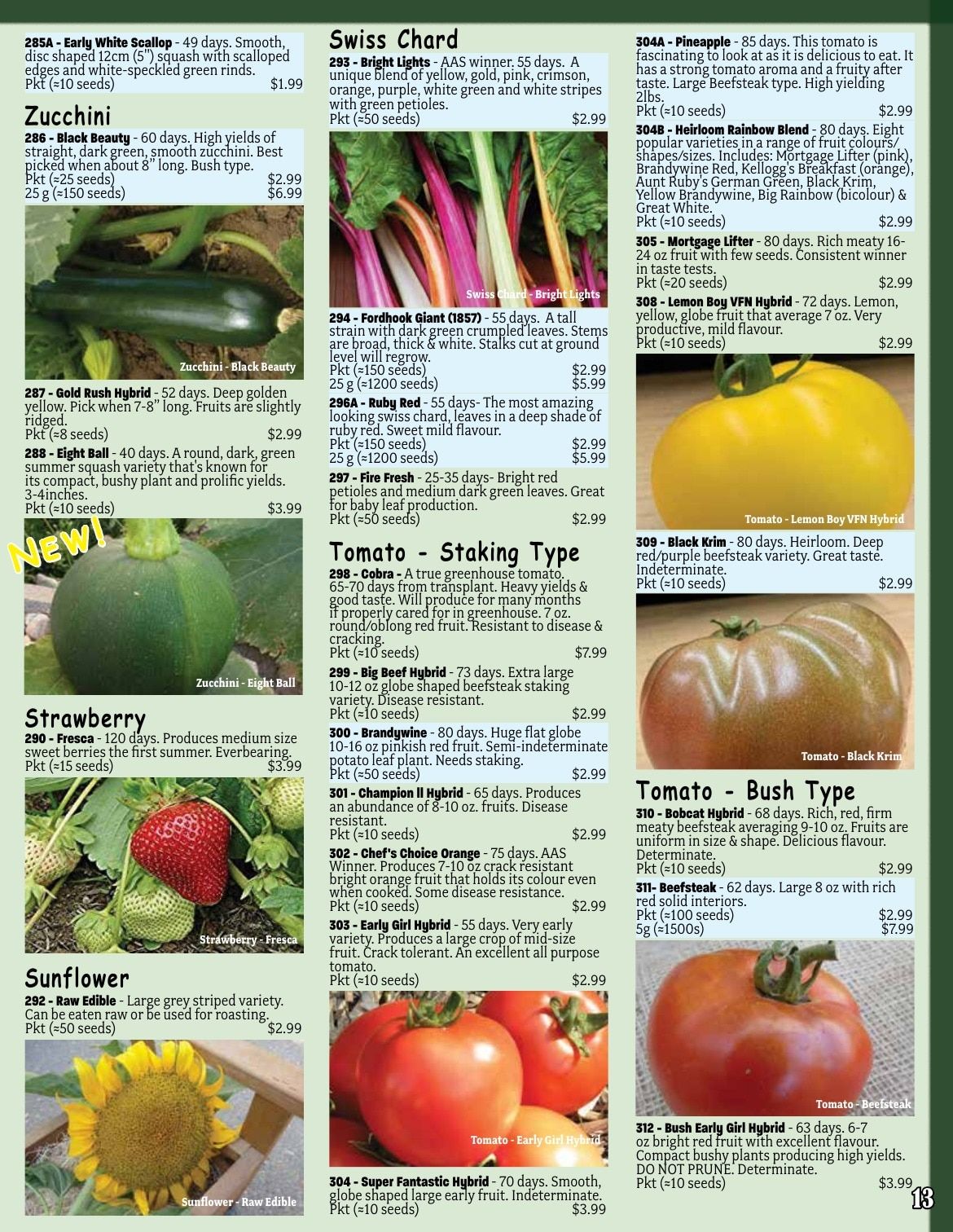 Early's Farm & Garden Centre Seed Catalogue Weekly Ad January 1 - December 31, 2026