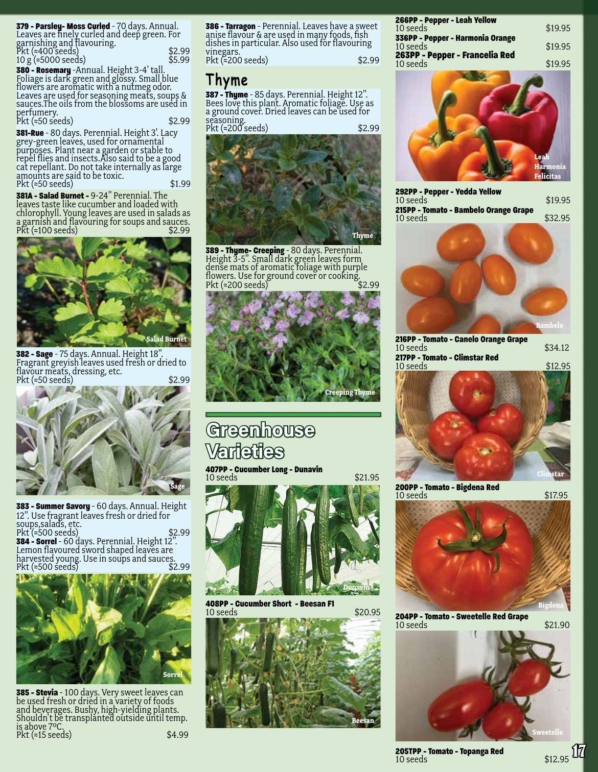 Early's Farm & Garden Centre Seed Catalogue Weekly Ad January 1 - December 31, 2026