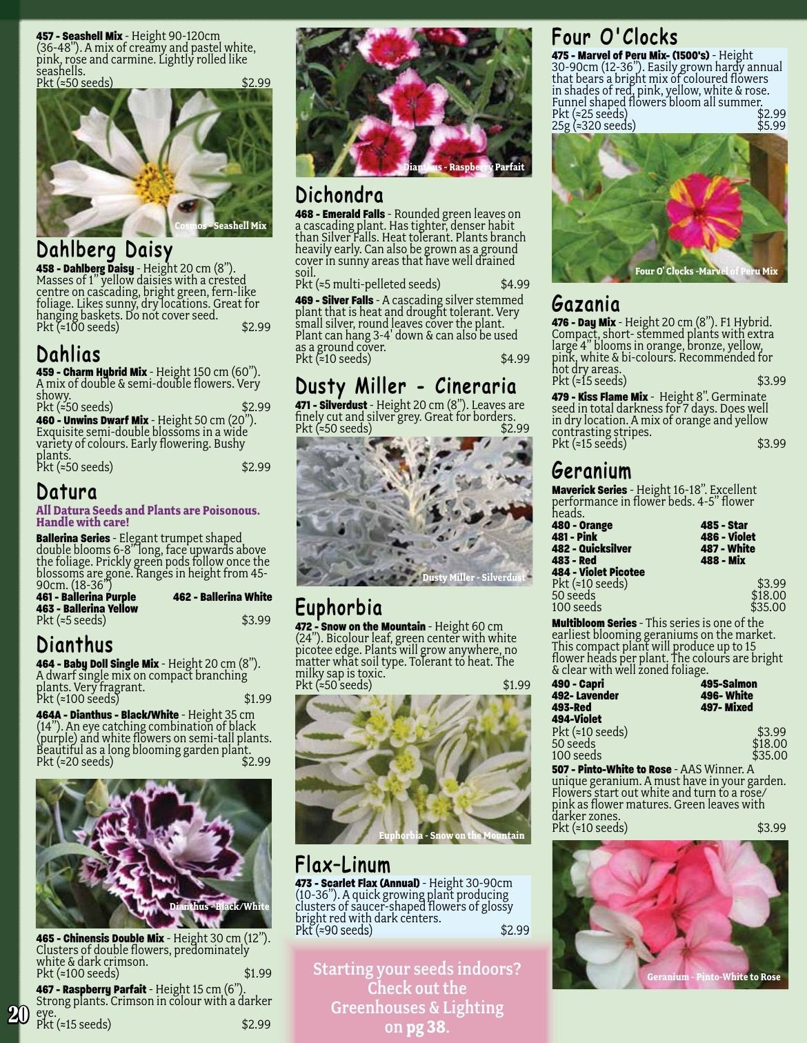 Early's Farm & Garden Centre Seed Catalogue Weekly Ad January 1 - December 31, 2026