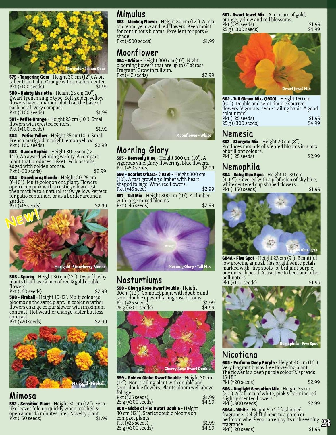 Early's Farm & Garden Centre Seed Catalogue Weekly Ad January 1 - December 31, 2026