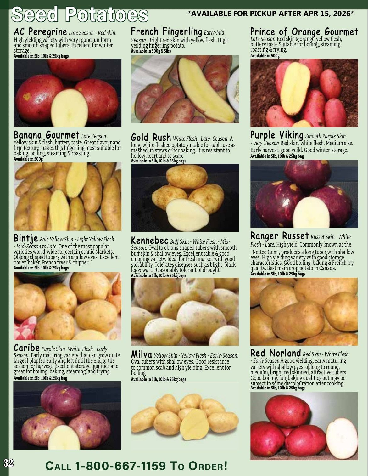 Early's Farm & Garden Centre Seed Catalogue Weekly Ad January 1 - December 31, 2026