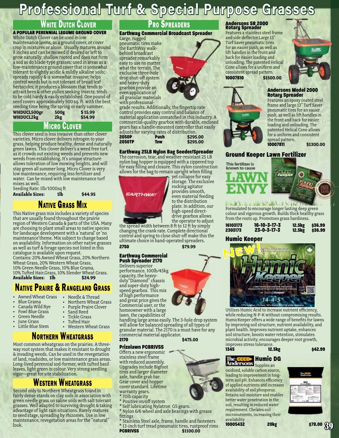 Early's Farm & Garden Centre Seed Catalogue Weekly Ad January 1 - December 31, 2026