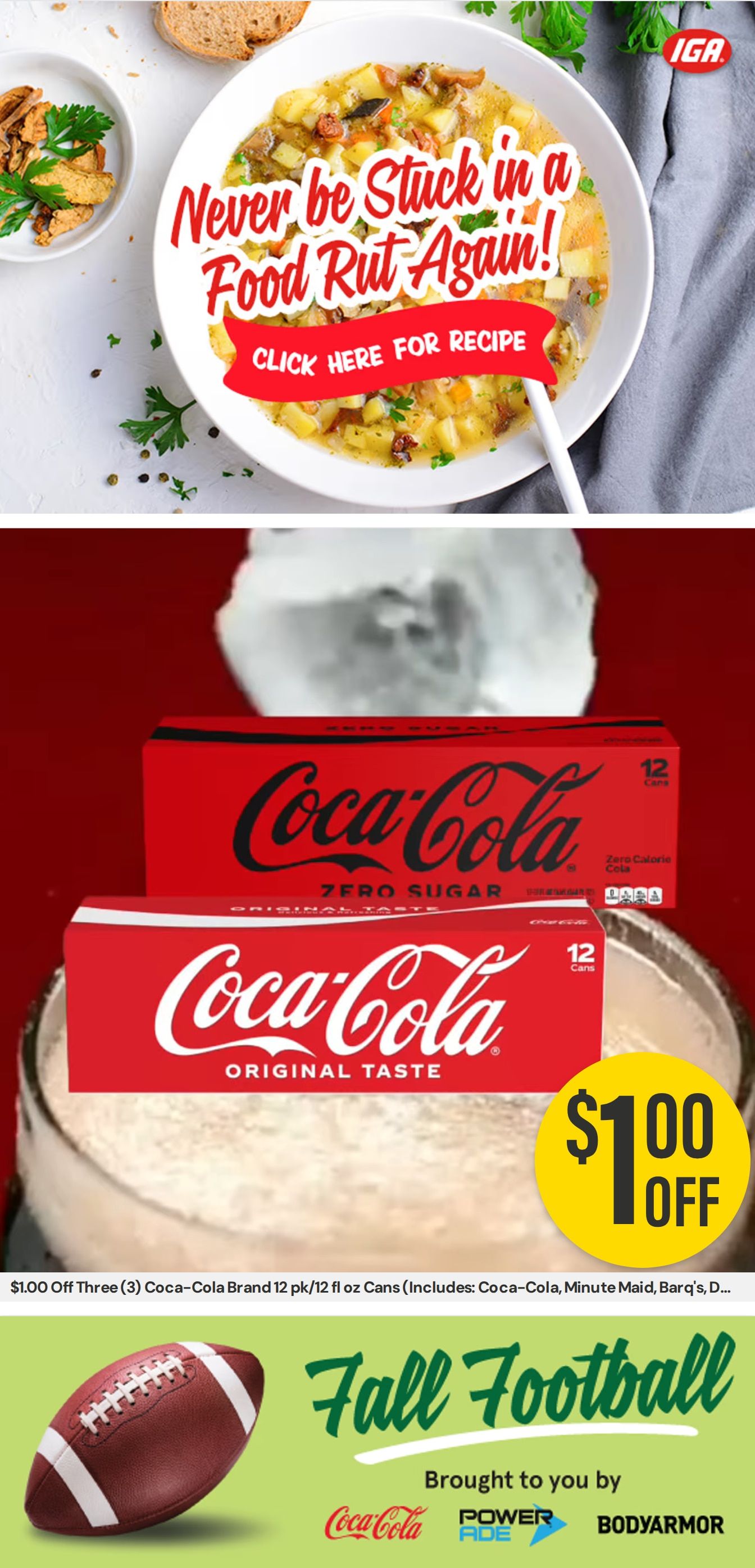 Pat's Supermarket IGA Weekly Ad August 26 - September 8, 2026