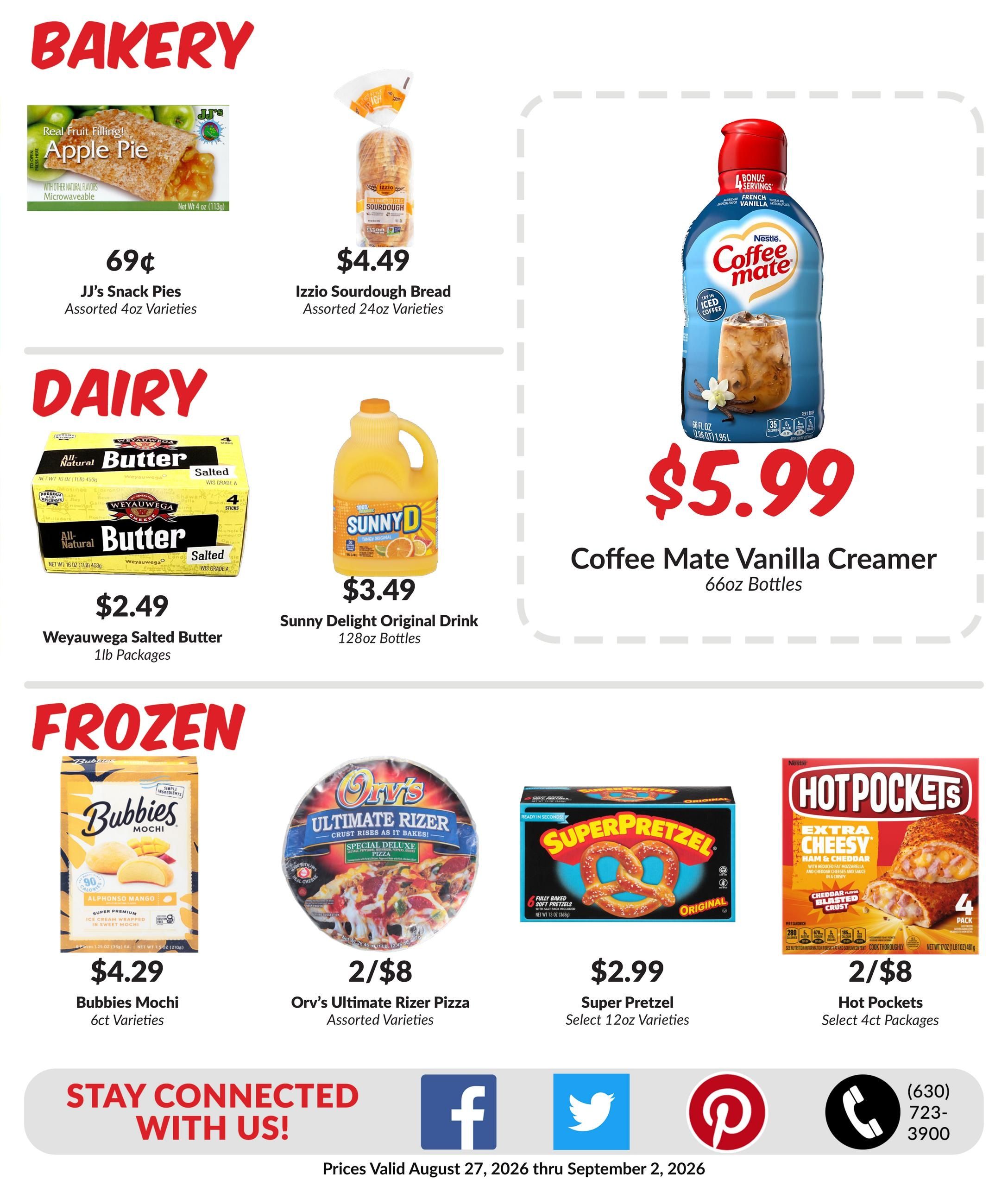 Woodman's Food Market (Aurora–Montgomery Area, IL) M1000 Weekly Weekly Ad August 27 - September 2, 2026