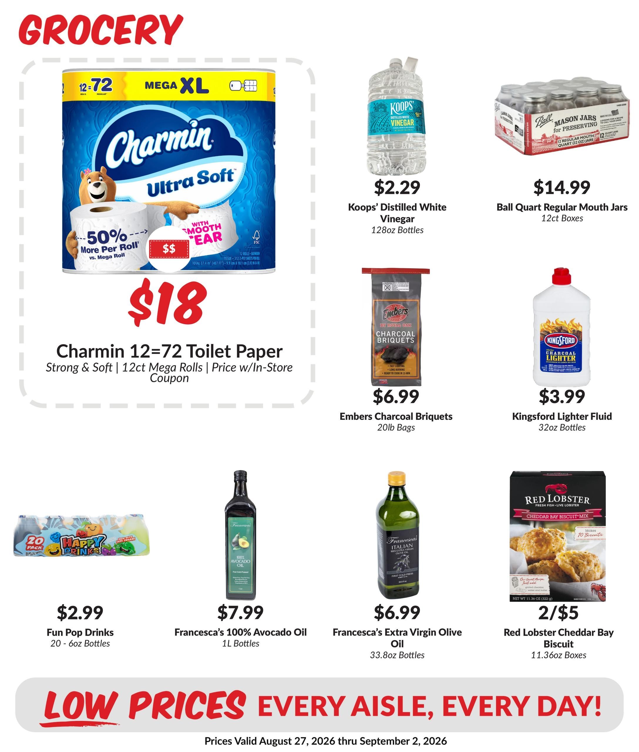 Woodman's Food Market (Aurora–Montgomery Area, IL) M1000 Weekly Weekly Ad August 27 - September 2, 2026