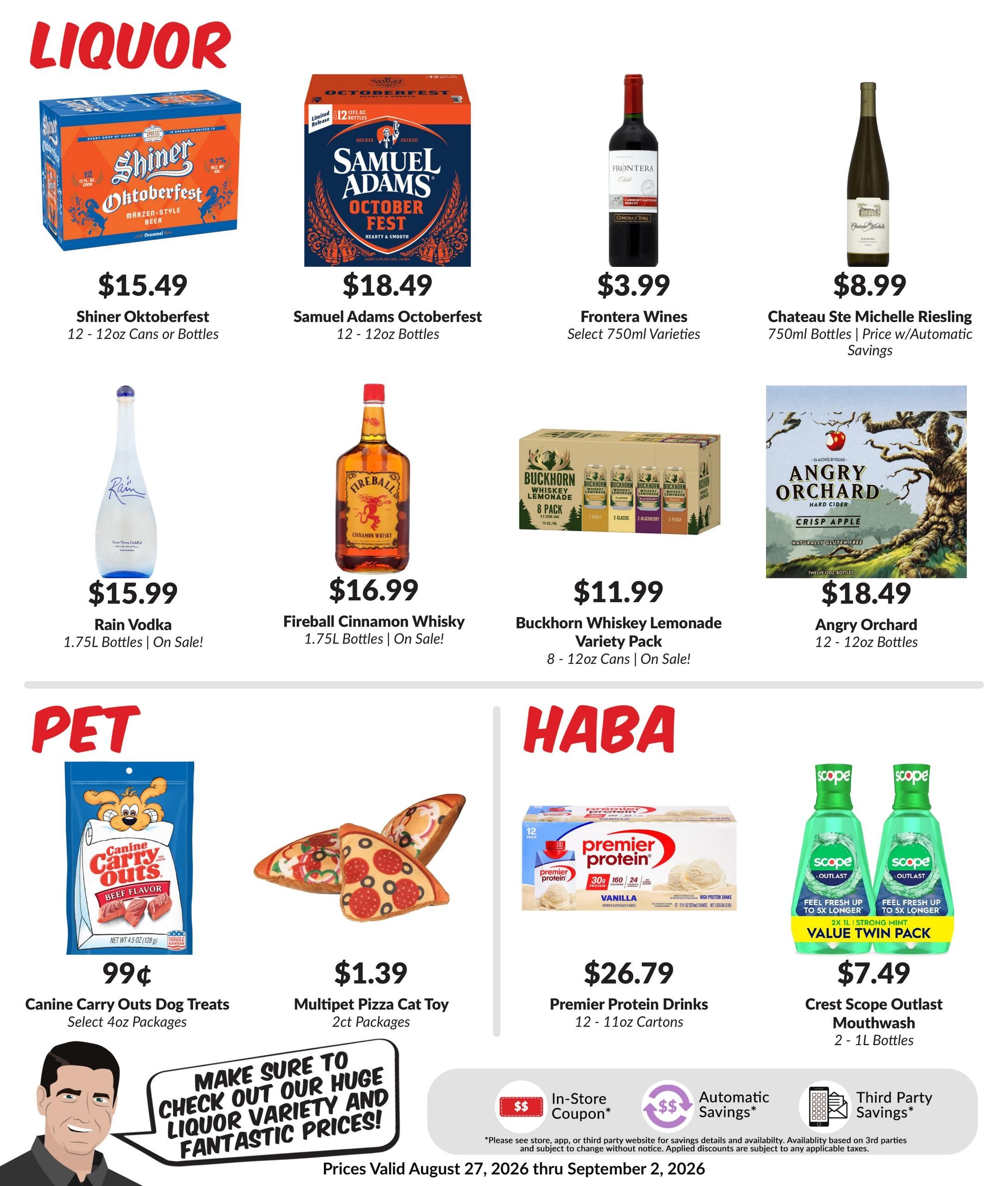 Woodman's Food Market (Aurora–Montgomery Area, IL) M1000 Weekly Weekly Ad August 27 - September 2, 2026