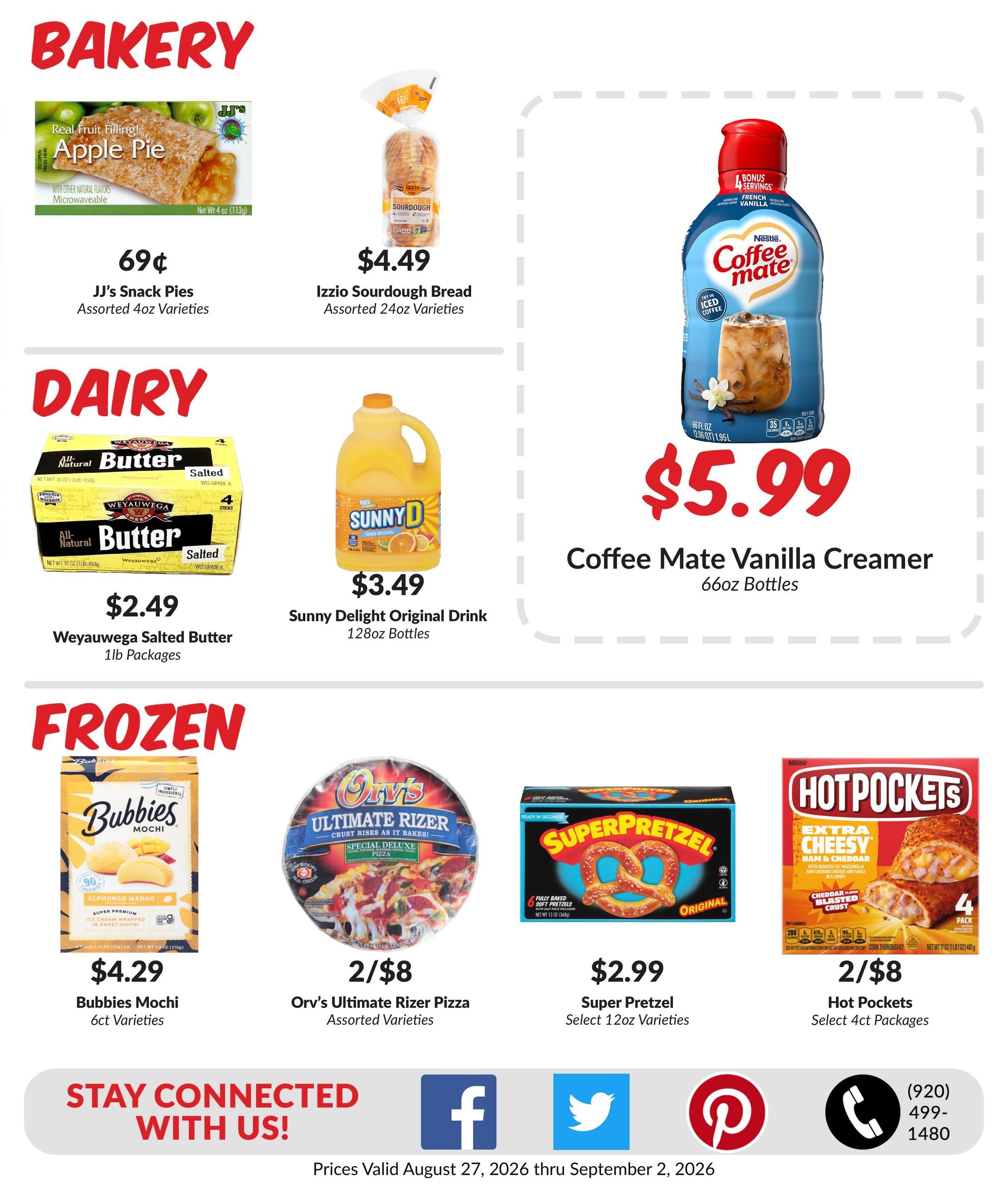 Woodman's Food Market (Green Bay Area, WI) M1000 Weekly Weekly Ad August 27 - September 2, 2026