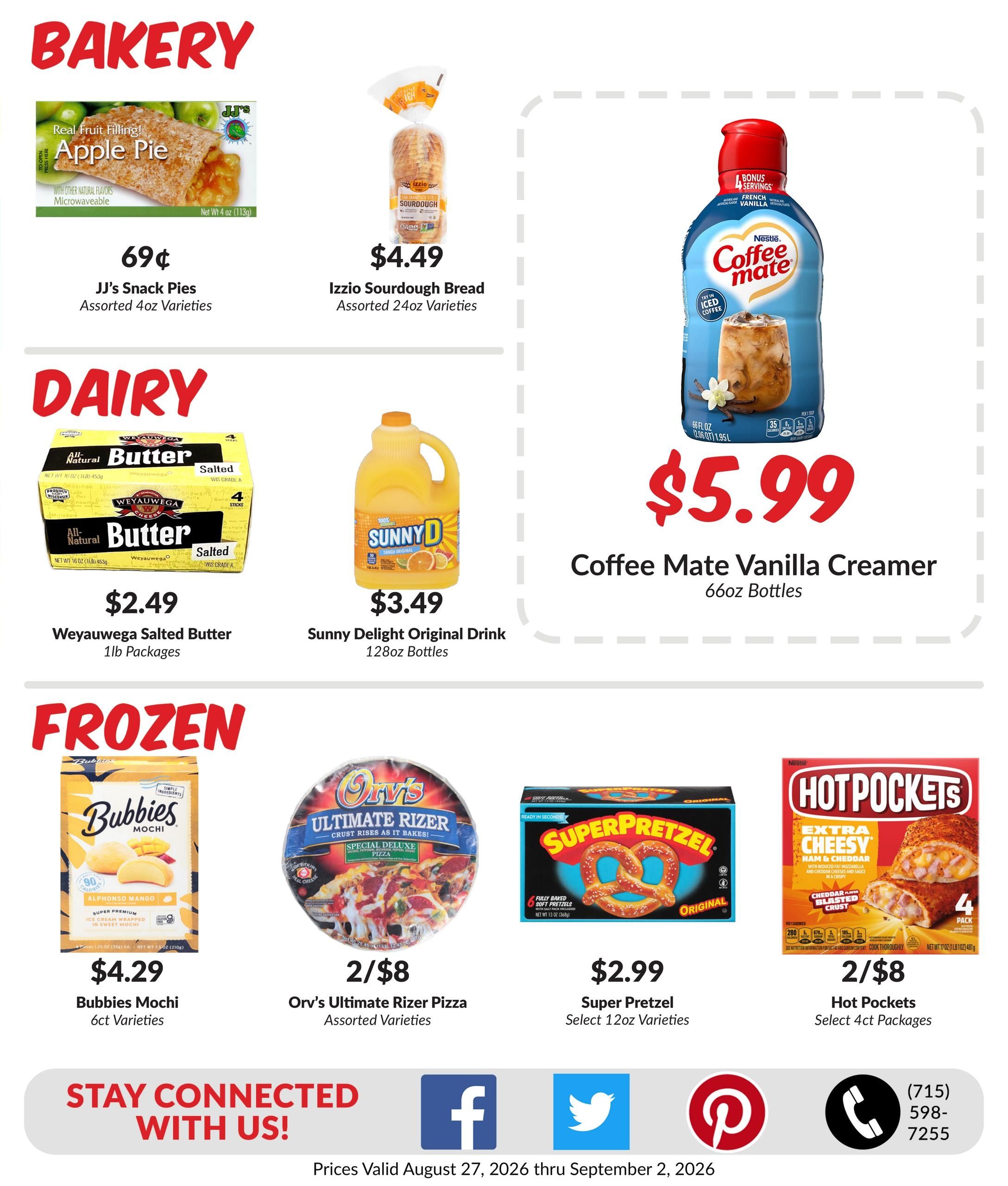 Woodman's Food Market (Eau Claire–Altoona Area, WI) M1000 Weekly Weekly Ad August 27 - September 2, 2026