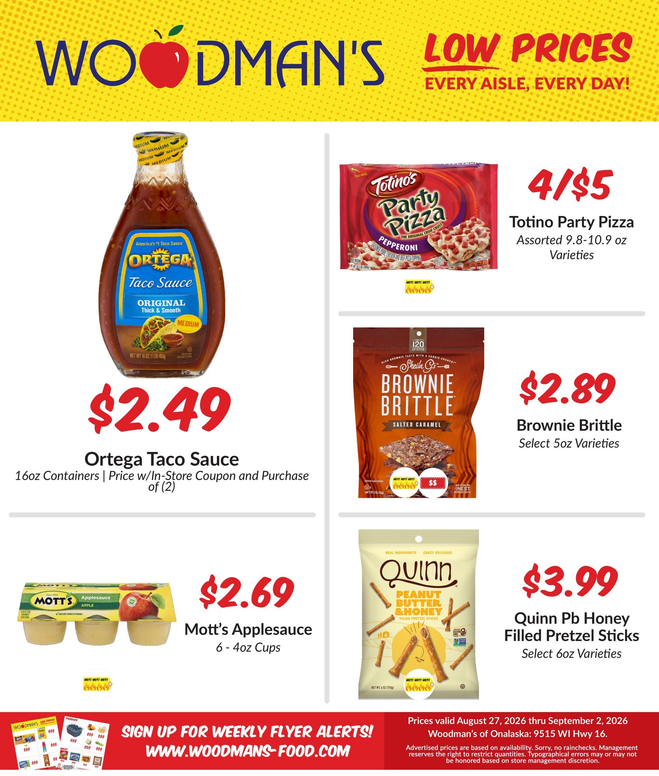 Woodman's Food Market (Spring Grove Area, MN) M1000 Weekly Weekly Ad August 27 - September 2, 2026