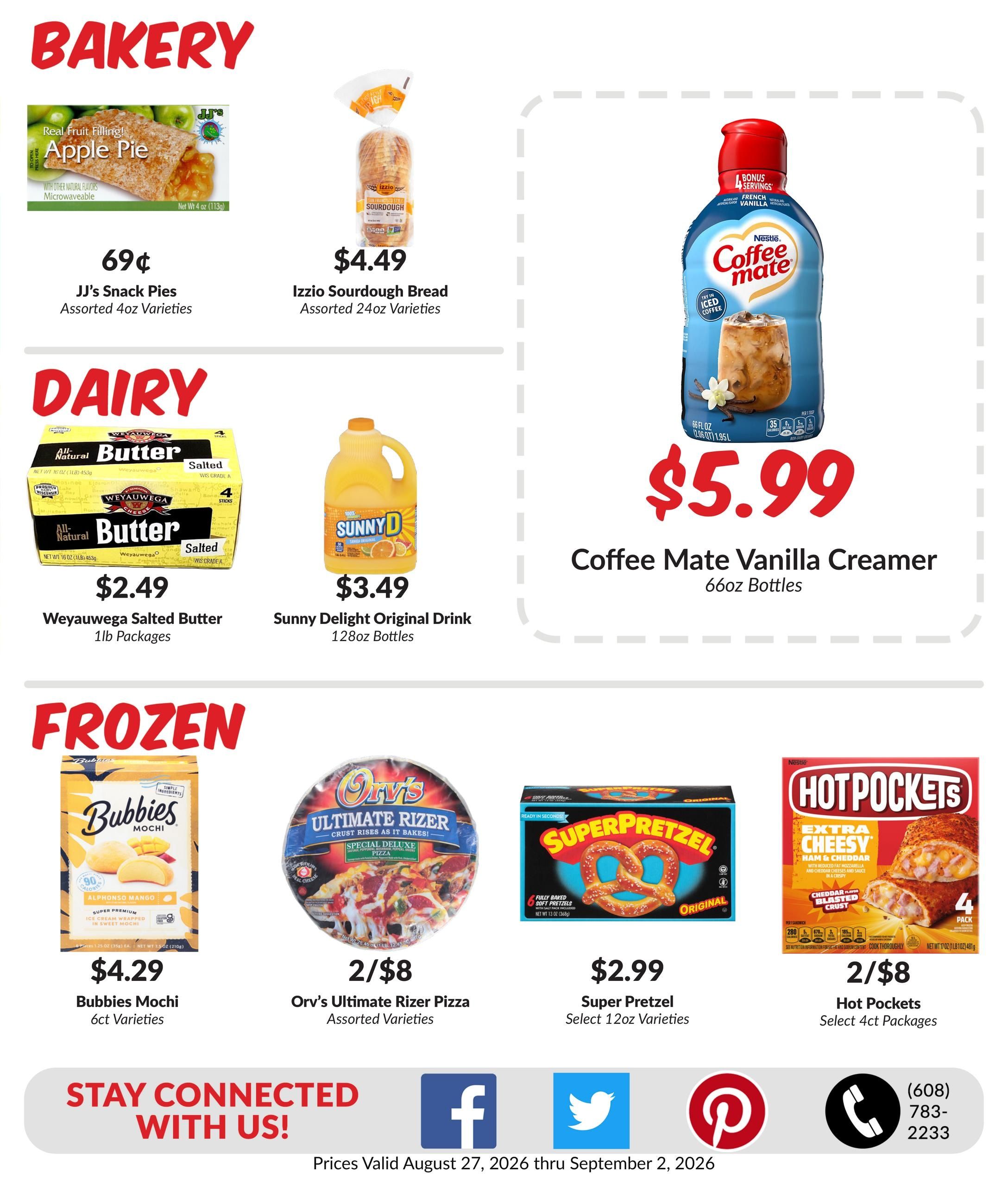 Woodman's Food Market (Spring Grove Area, MN) M1000 Weekly Weekly Ad August 27 - September 2, 2026