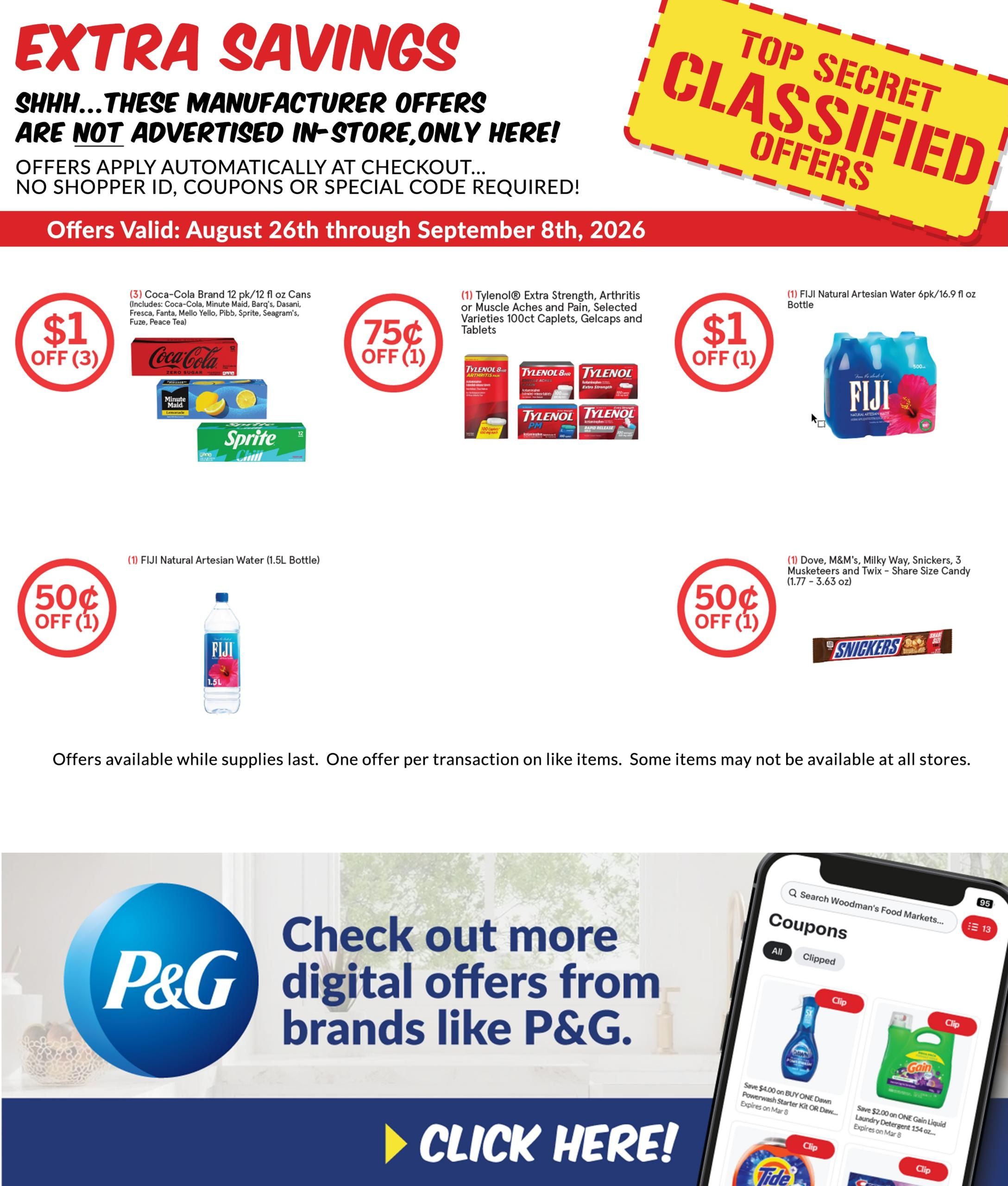 Woodman's Food Market (Spring Grove Area, MN) M1000 Weekly Weekly Ad August 27 - September 2, 2026