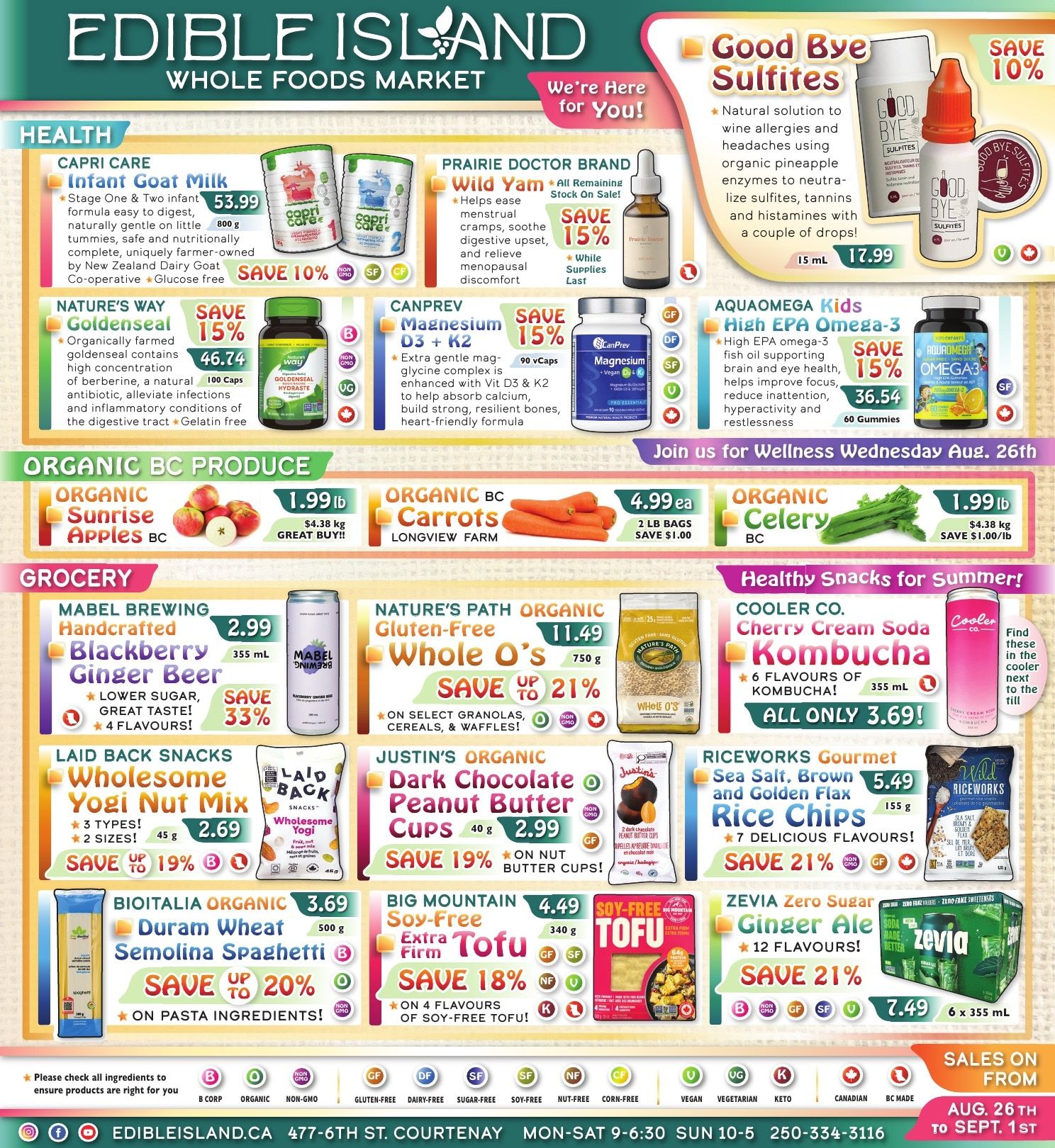 Edible Island Whole Foods Market Weekly Ad August 26 - September 1, 2026