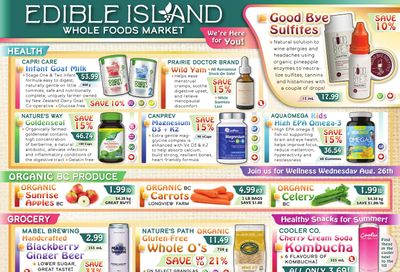 Edible Island Whole Foods Market Weekly Ad August 26 - September 1, 2026