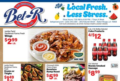 Bet-R Store Weekly Ad August 27 - September 2, 2026