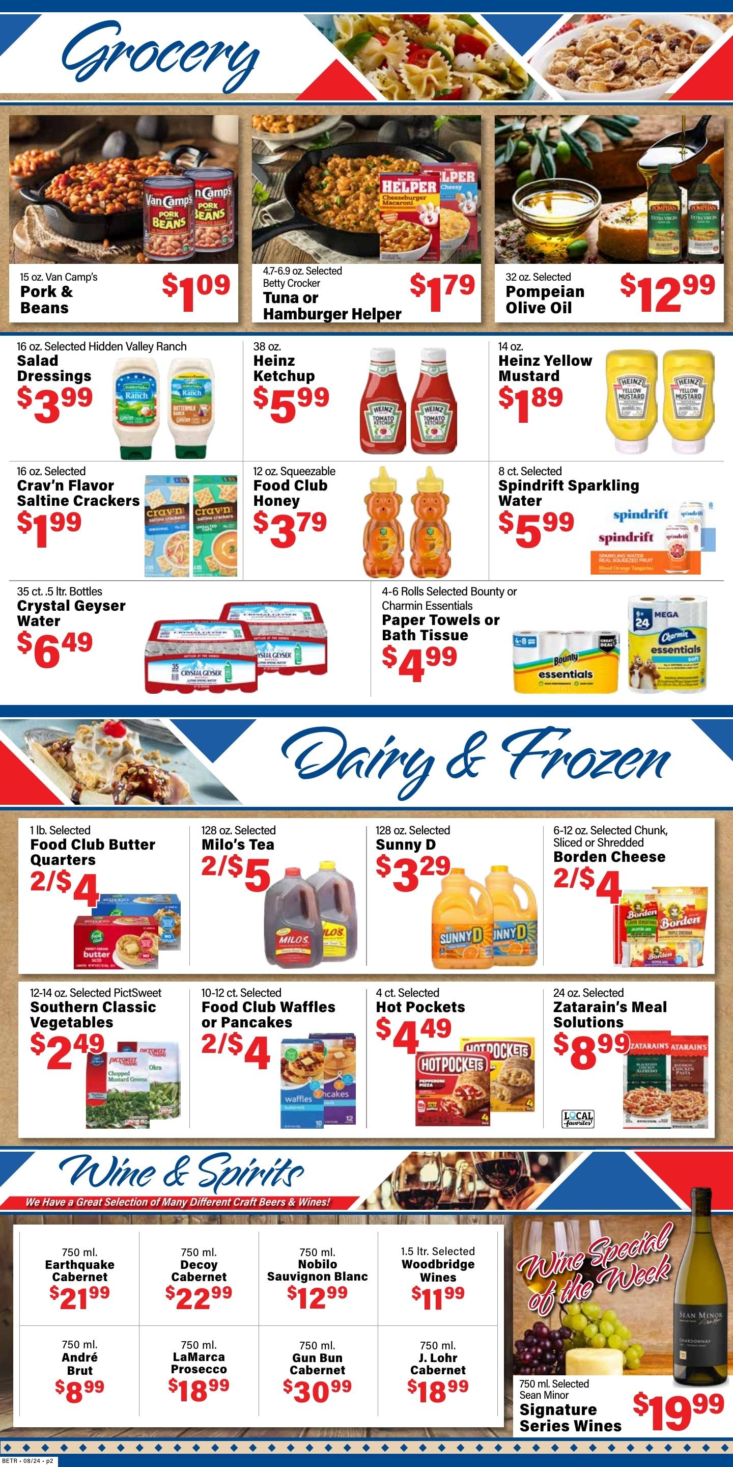 Bet-R Store Weekly Ad August 27 - September 2, 2026