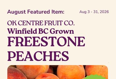 Nu Leaf Produce Market Monthly Feature Weekly Ad August 1 - 31, 2026