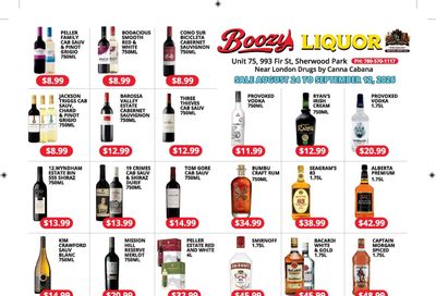 Boozy Liquor Weekly Ad August 24 - September 12, 2026