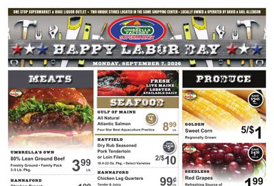 Umbrella Factory Supermarket Weekly Ad August 30 - September 5, 2026