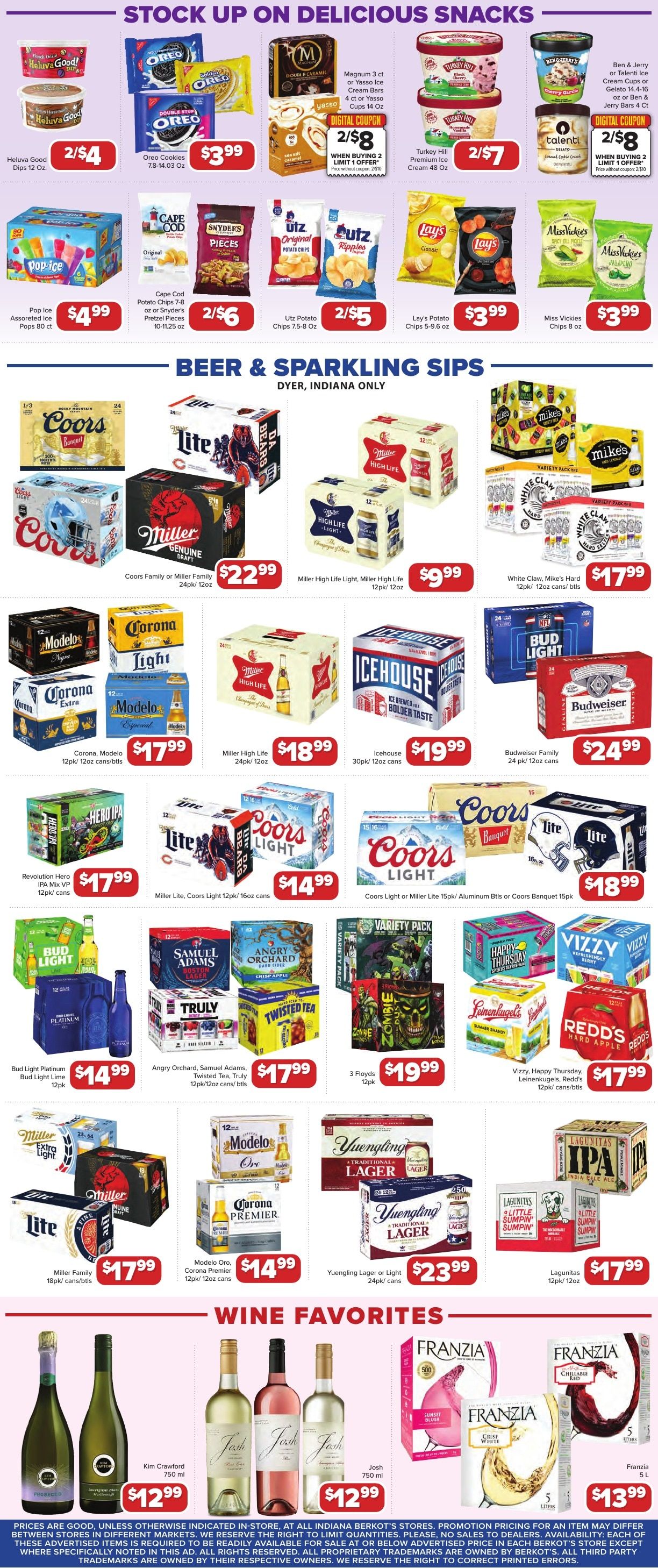 Berkot's Super Foods (Dyer, IN) Weekly Ad August 27 - September 2, 2026