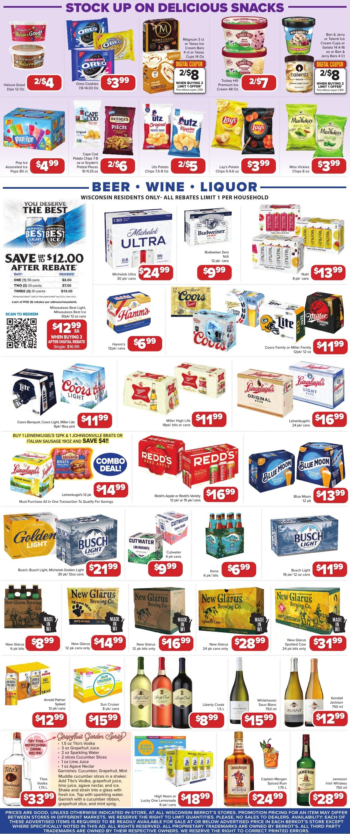 Berkot's Super Foods (Twin Lakes, WI) Weekly Ad August 27 - September 2, 2026