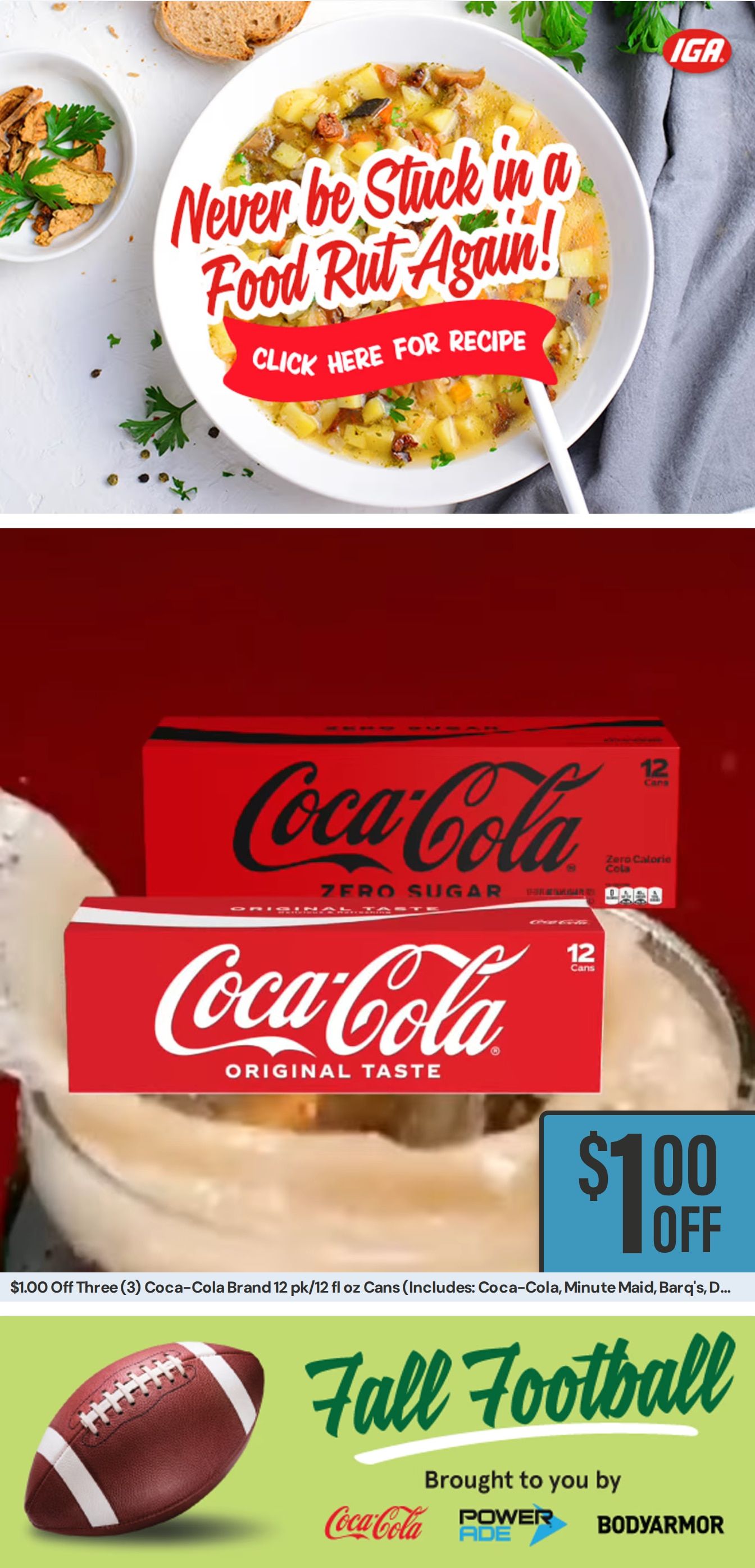 Hometown Foods IGA McCaysville Weekly Ad August 24 - September 6, 2026