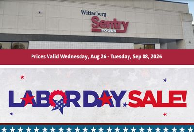 Wittenberg Sentry Foods Weekly Ad August 26 - September 8, 2026