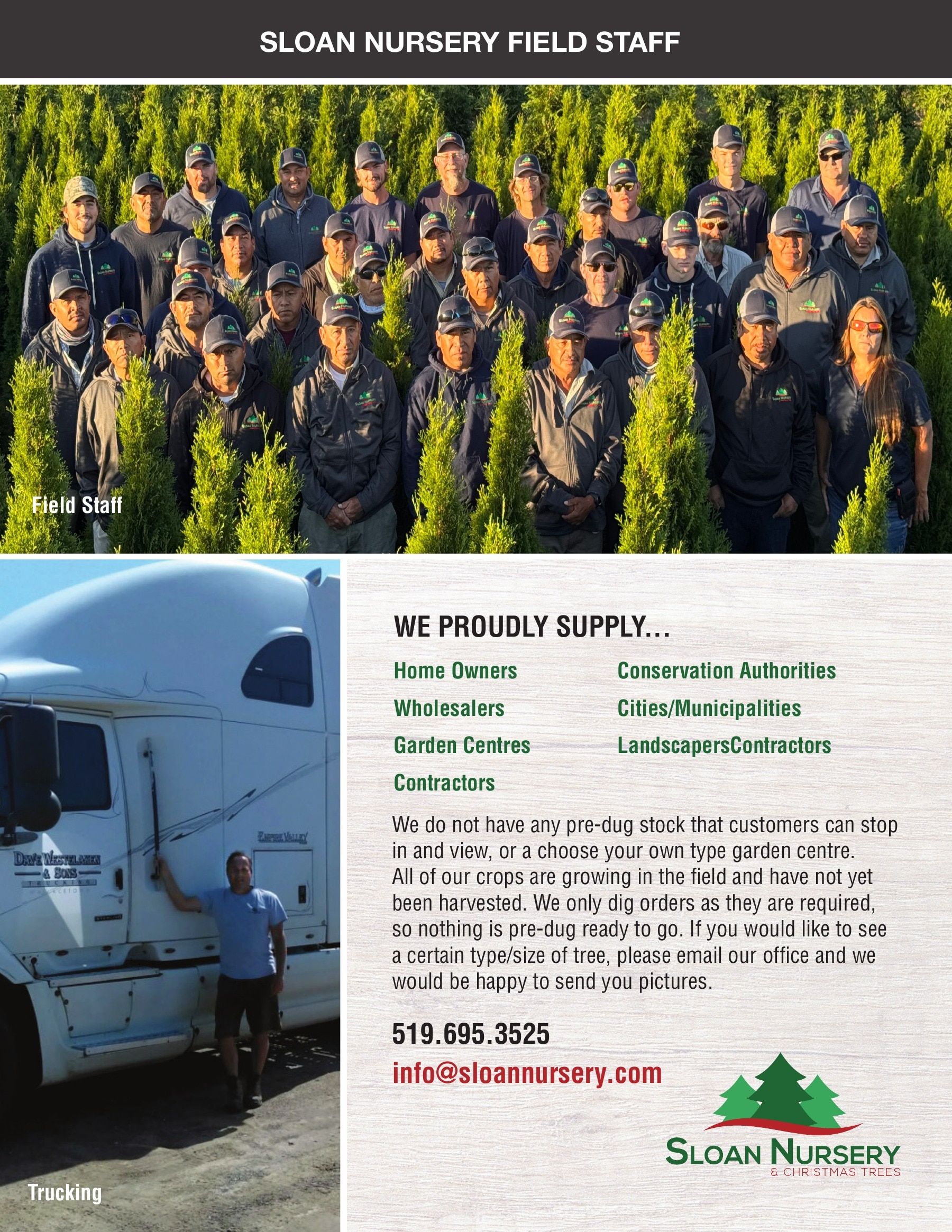 Sloan Nursery & Christmas Trees Annual Retail Catalog Weekly Ad January 1 - December 31, 2026